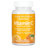Детский витамин С California Gold Nutrition, 90 жевательных таблеток
