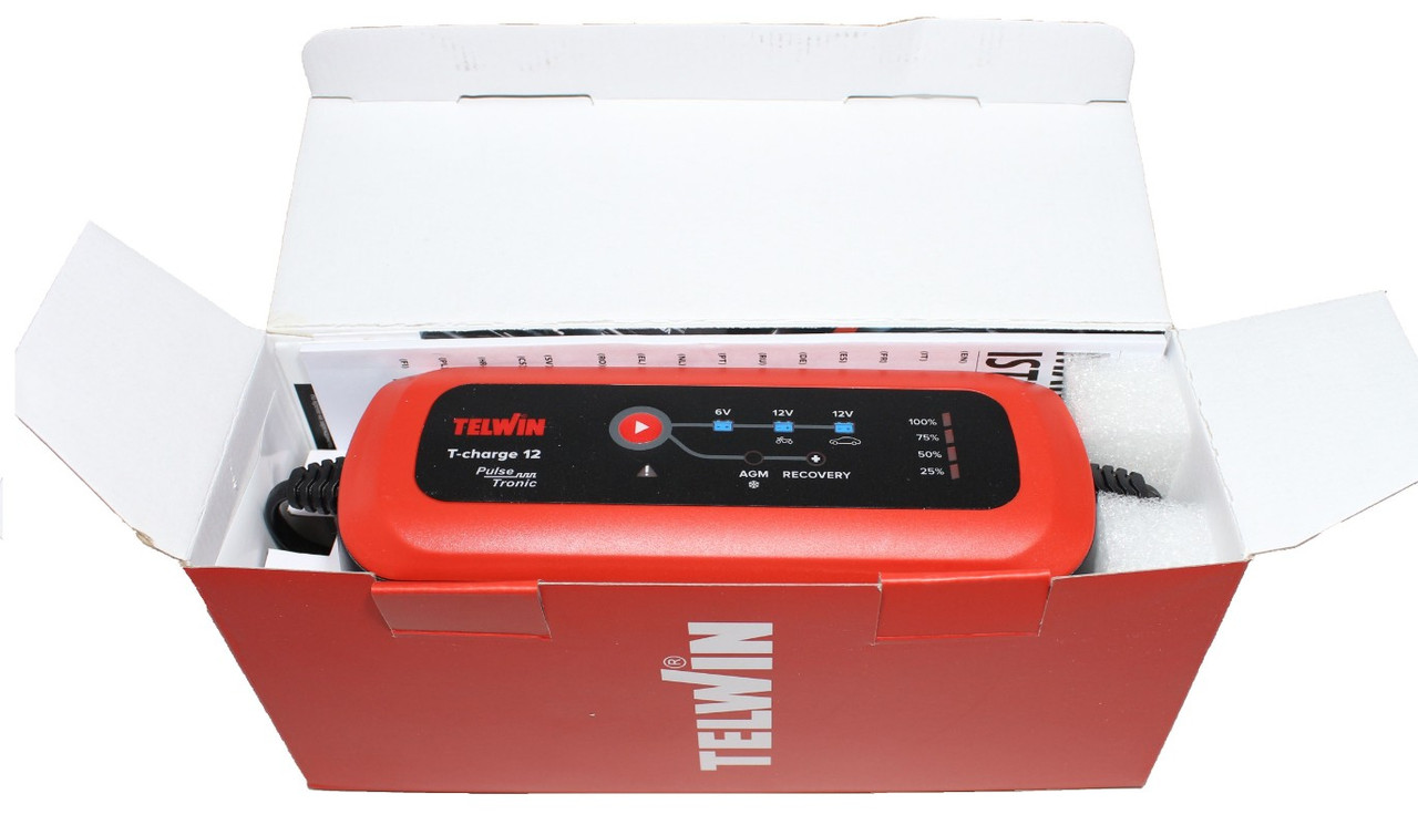 Зарядное устройство TELWIN T-CHARGE 12 12V - фото 3 - id-p110318674