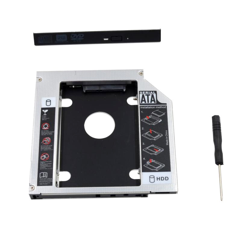 Адаптер в отсек привода, на 2.5" диск, 12.7мм, фото 1