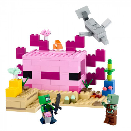 Lego Minecraft Дом Аксолотля
