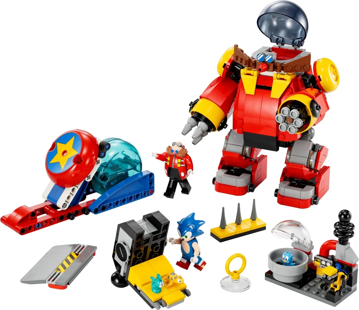 Lego Соник против робота доктора Эггмана