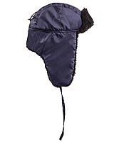 Шапка-ушанка ЛЮКС синяя (тк.Оксфорд), фото 4