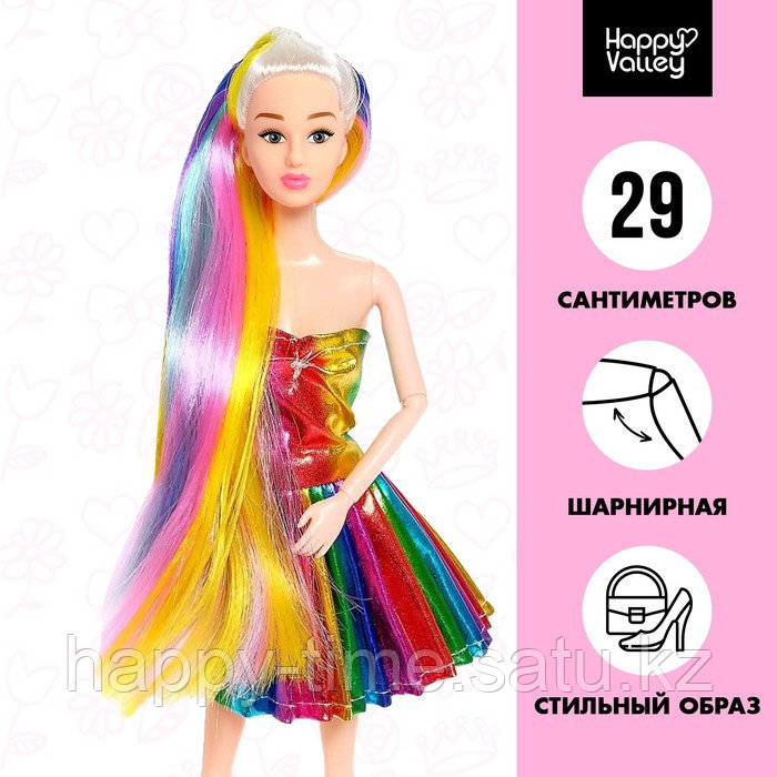 Кукла-модель шарнирная «Радужный стиль» - фото 6 - id-p110319484