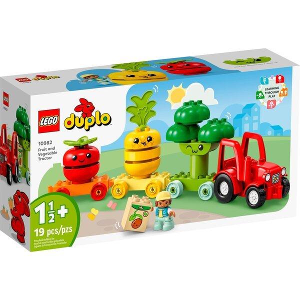 Конструктор LEGO DUPLO My First Трактор с овощами и фруктами 10982