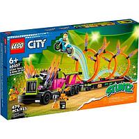 LEGO City құрастырушысы 60357 трюк жүк к лігі және рт сақиналары сынағы