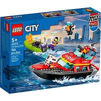 Конструктор LEGO City Лодка пожарной бригады 60373