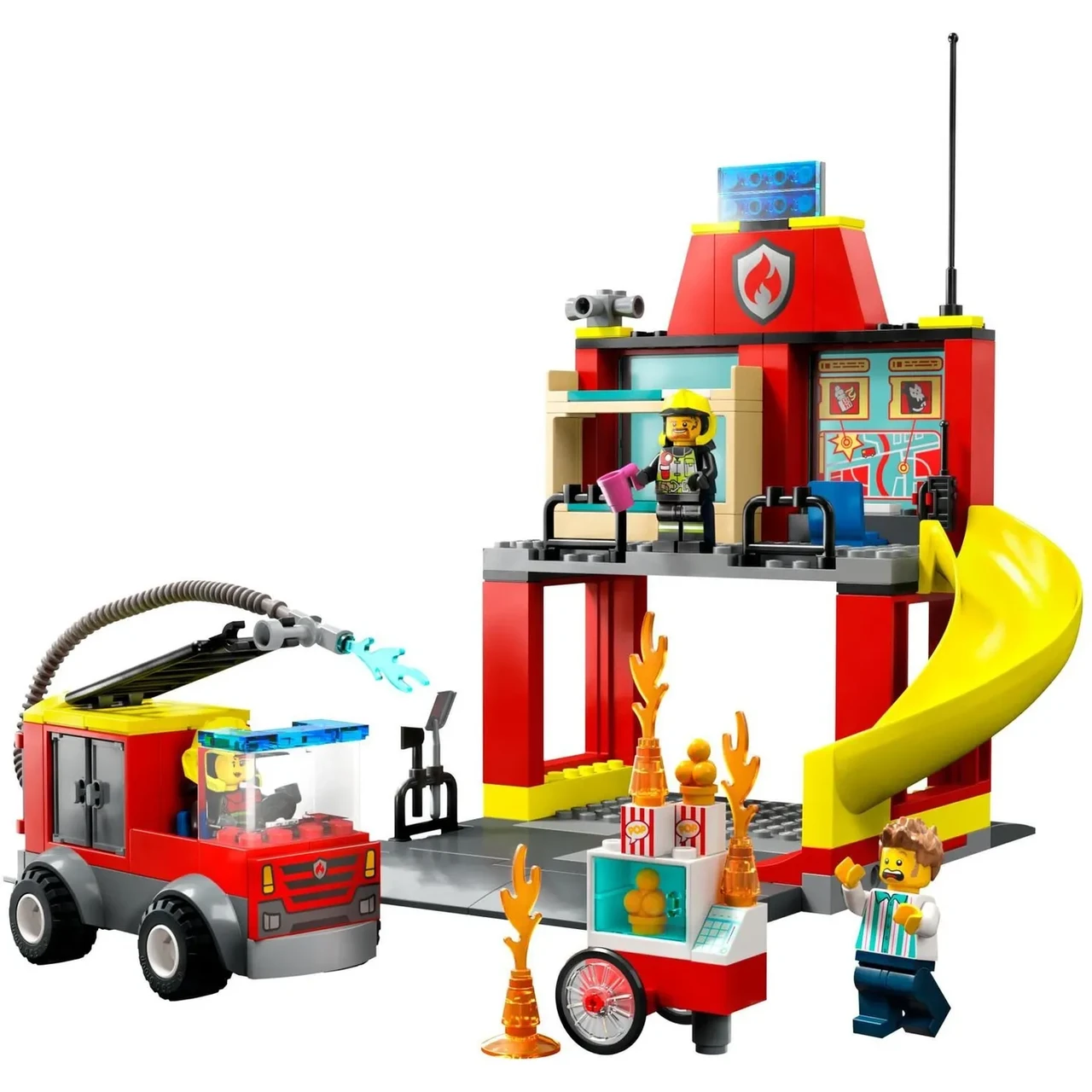 Конструктор LEGO City Пожарное депо и пожарная машина 60375 - фото 1 - id-p110314921