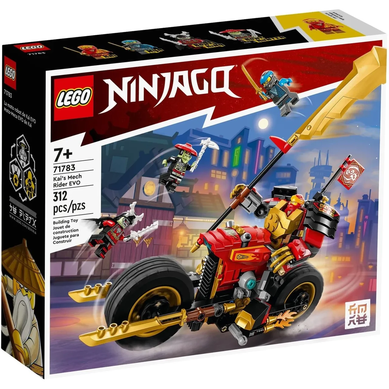 Конструктор LEGO Ninjago Робот-всадник Кая EVO 71783 - фото 1 - id-p110314995