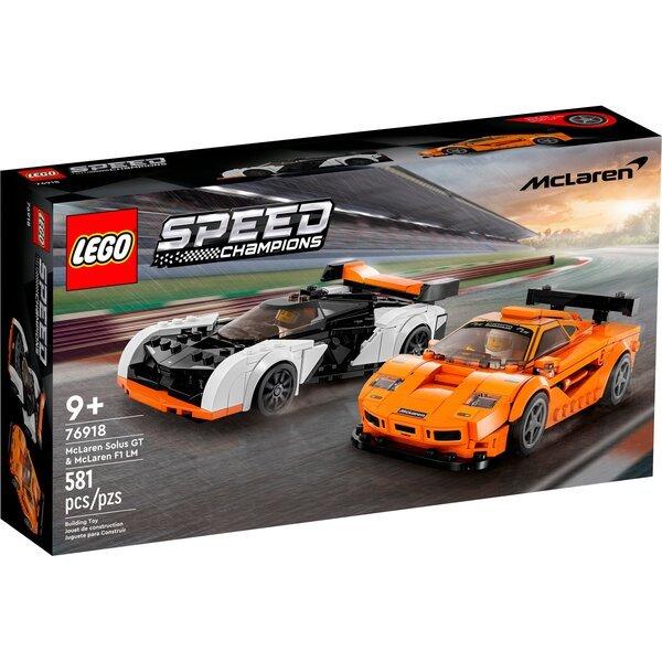 Конструктор LEGO Speed Champions McLaren Solus GT & McLaren F1 LM 76918 - фото 1 - id-p110314999