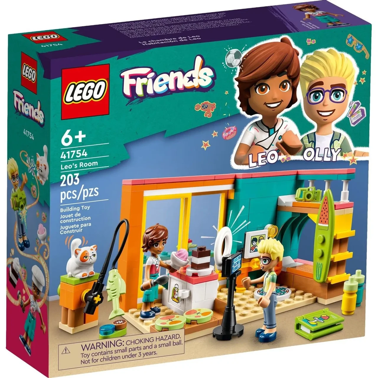 Конструктор LEGO Friends Комната Лео 41754 - фото 1 - id-p110315262