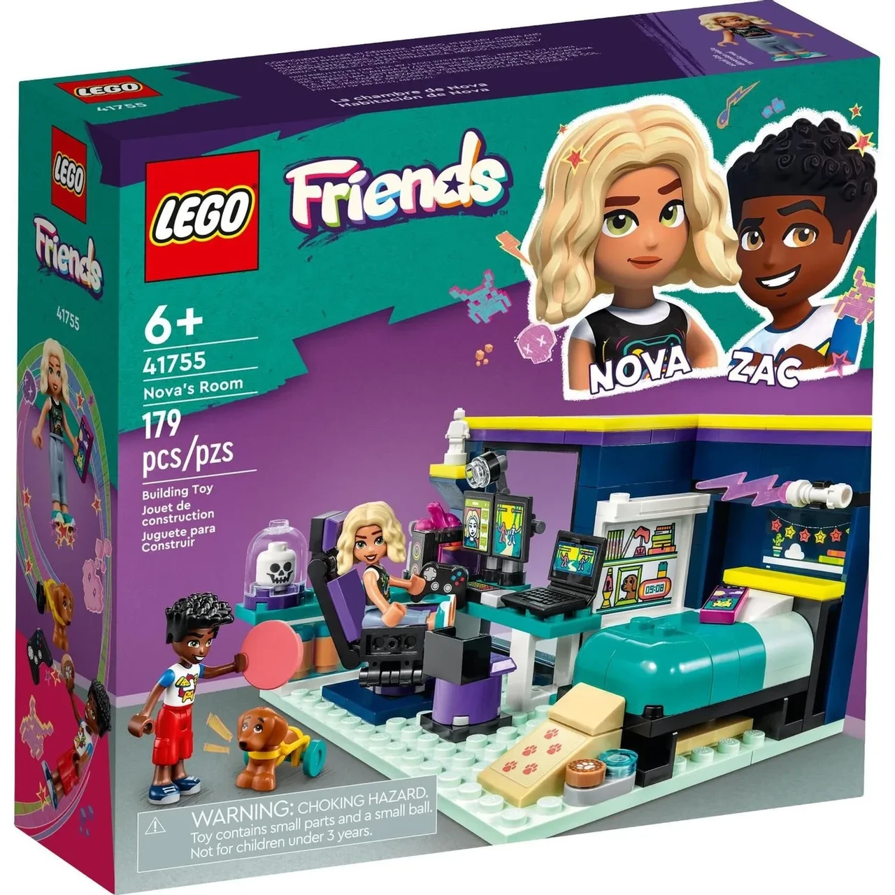 Конструктор LEGO Friends Комната Нови 41755 - фото 1 - id-p110315264