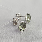 Серьги из серебра с фианитами Италия K104, фото 2