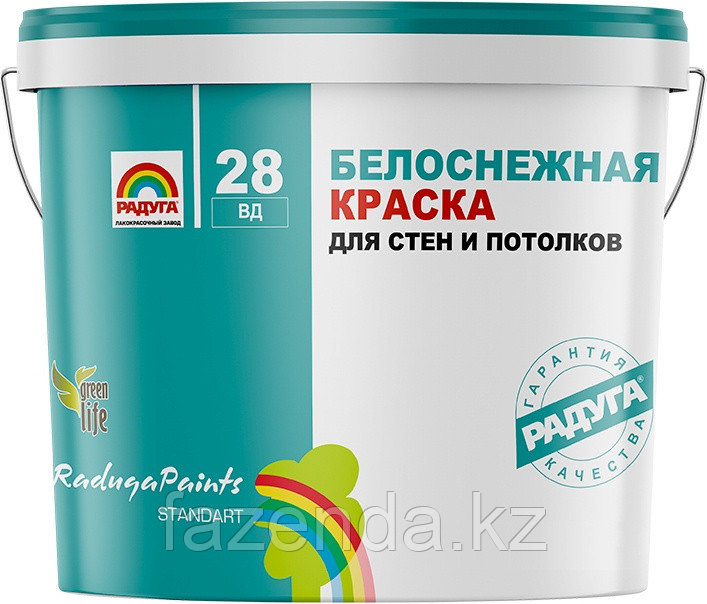 Водоэмульсия Радуга-28 белоснежная, акриловая 2,5 кг - фото 1 - id-p110326218