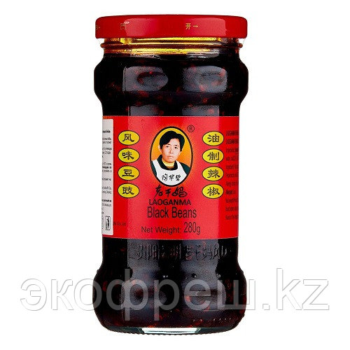 Lao Gan Ma соус из черных соевых бобов, 280 гр