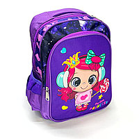 Школьный рюкзак с ортопедической спинкой фиолетовый