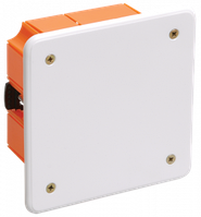 UKG11-092-092-045-P IEK Коробка распаячная КМ41022 92х92x45мм для полых стен (с саморезами, пластиковые лапки,