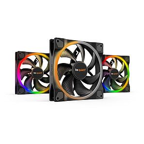 Вентилятор для компьютерного корпуса Bequiet! Light Wings 140mm PWM ARGB Triple Pack 2-008387 BL078, фото 1