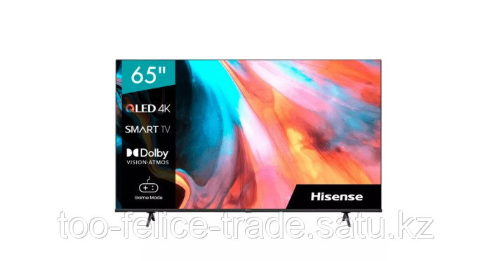 Телевизор Hisense 65E7HQ Smart 4K UHD QLED - фото 1 - id-p110332202