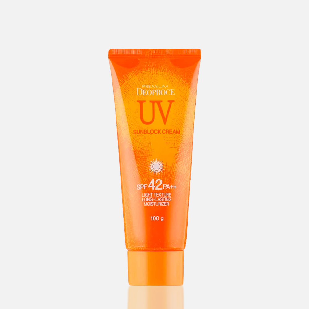 Ежедневный солнцезащитный крем Premium Deoproce UV Sunblock Cream SPF 50 PA++ - фото 3 - id-p110332959