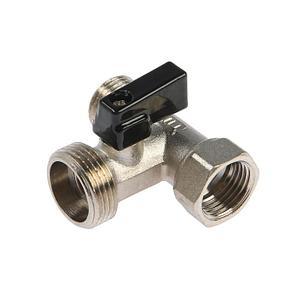 Кран шаровой для ст/маш 1/2"*3/4"*1/2" нар./внутр./нар. ЭКОНОМ TIM BL5807std (25/100), фото 1