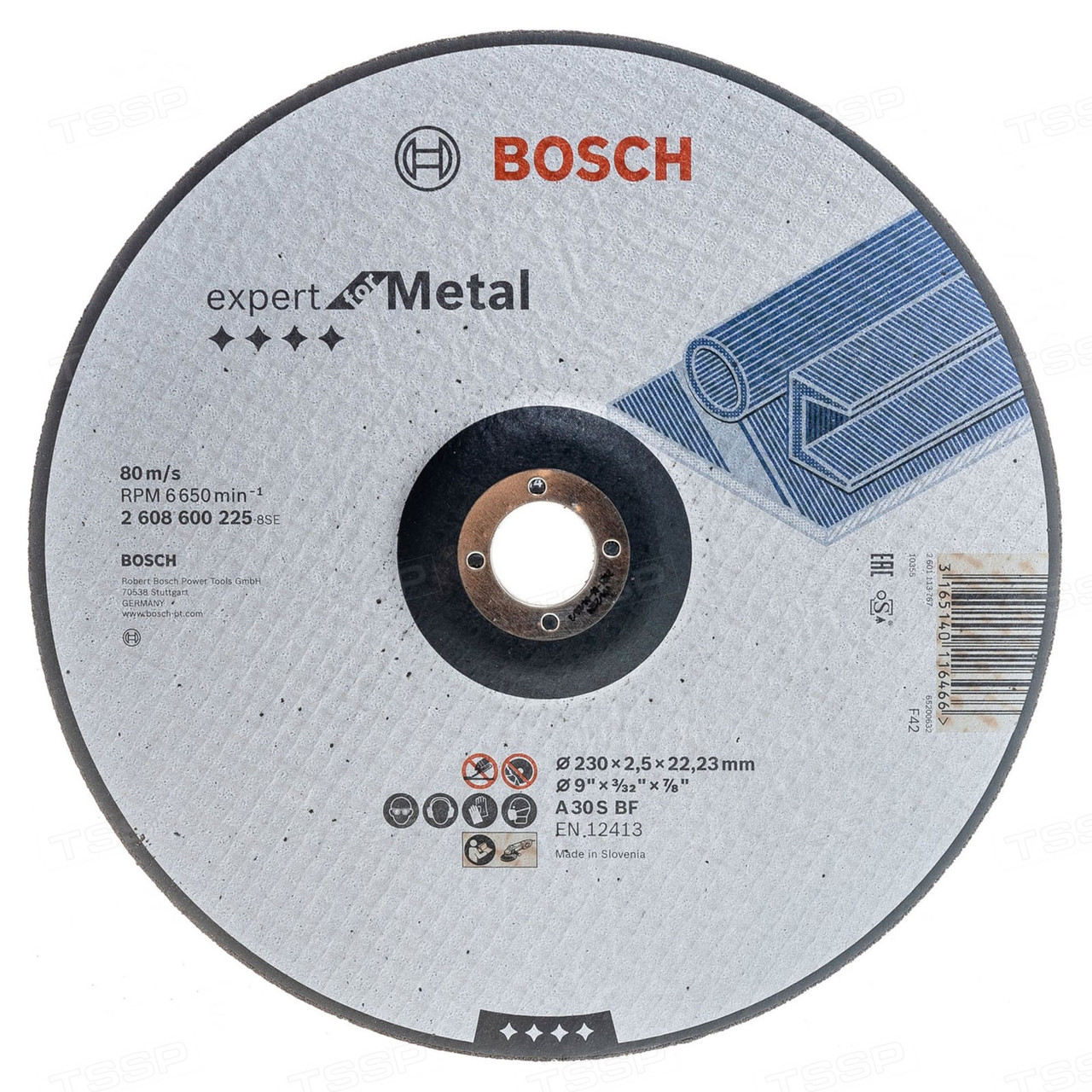 Диск отрезной по металлу Bosch 230*2.5мм 2608600225 - фото 1 - id-p110334789