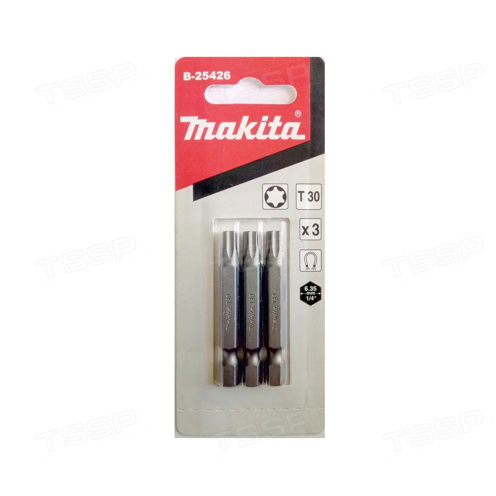 Набор бит Makita B-25426 TORX Т30 50мм 3шт. - фото 1 - id-p110337676