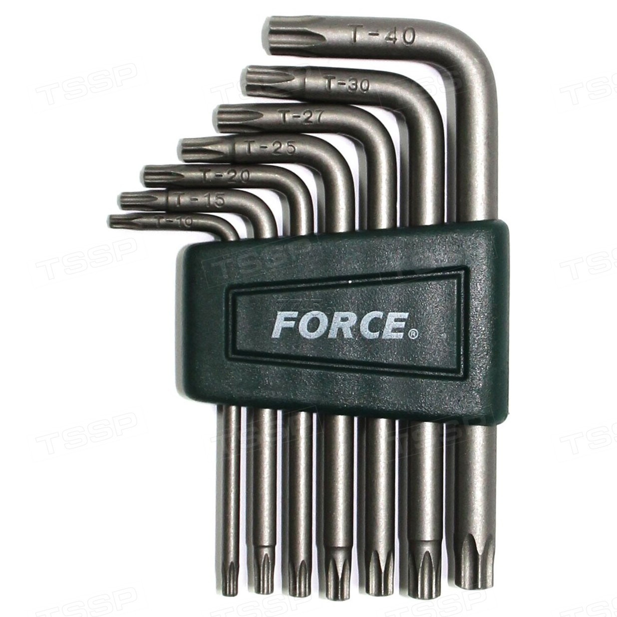 Набор ключей Force Г-образных с отверстием T10-40 7шт. 5071T - фото 1 - id-p110339340