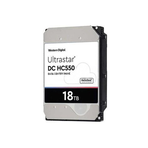 Внутренний жесткий диск (HDD) Western Digital Ultrastar DC HC550 WUH721818ALE6L4 18TB SATA 2-012826-TOP, фото 2