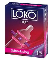 Насадка стимулирующая LOKO HOT с возбуждающим эффектом