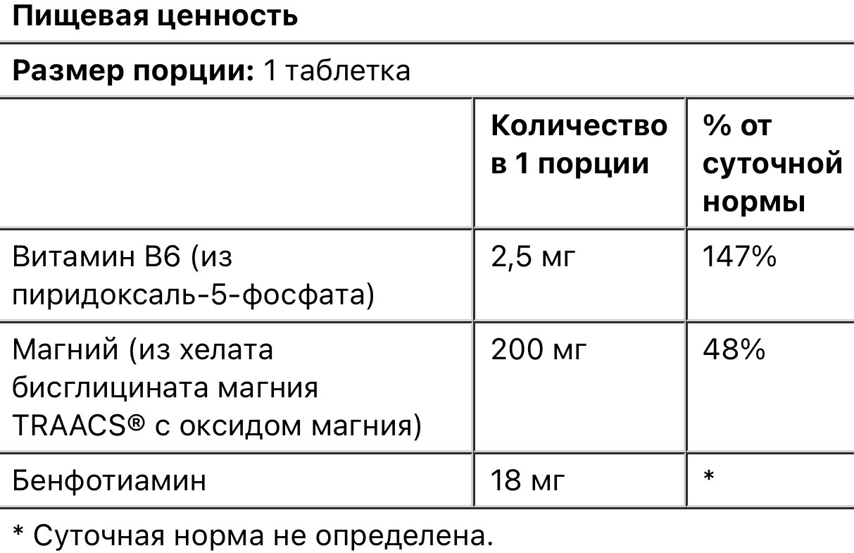 Swanson глицинат магния с активированными витаминами группы В, 200мг, 60 таблеток - фото 3 - id-p110344671