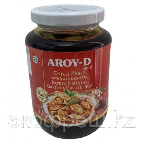 Aroy-D паста чили с соевым маслом, 260 гр