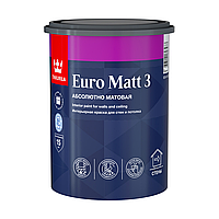 Краска водоразбавляемая для стен и потолков EURO MATT 3A гл/мат 0,9л