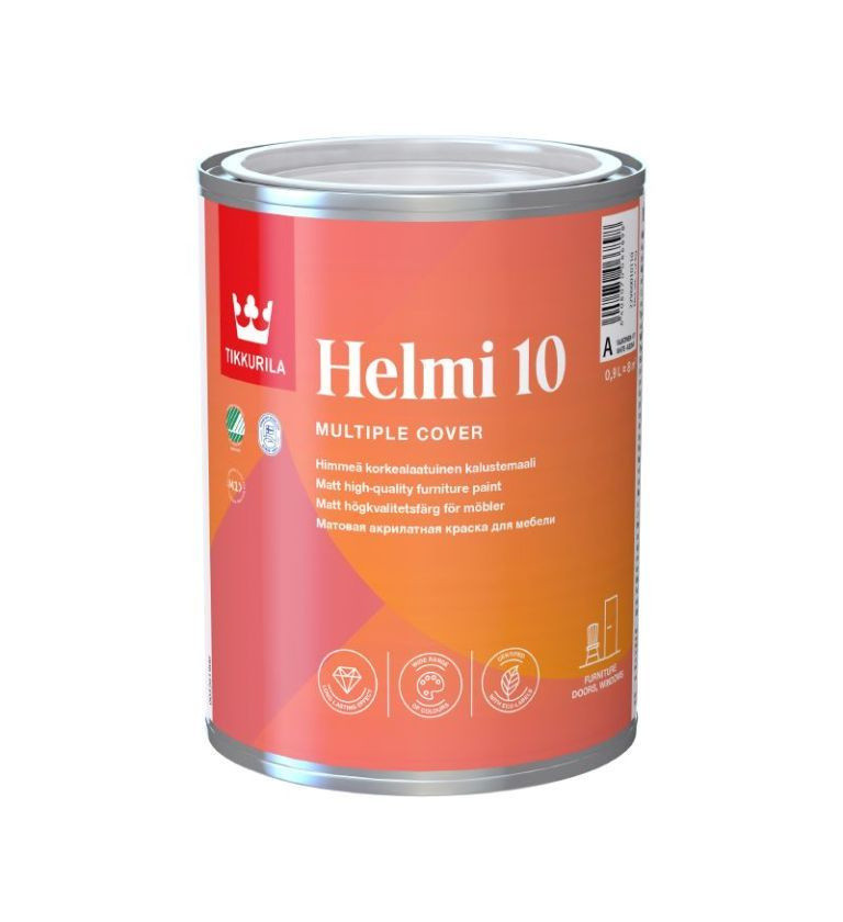 Краска для мебели HELMI 10 C мат 0,9л - фото 1 - id-p110345510