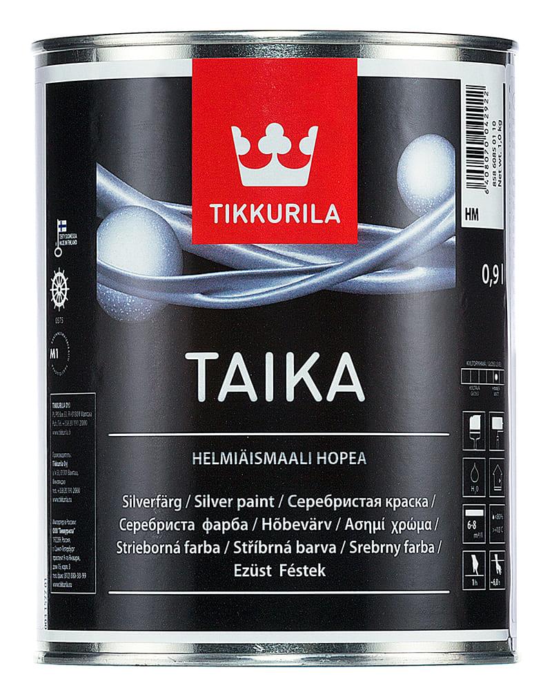 Краска перламутровая TAIKA HM серебро п/гл 0,9л - фото 1 - id-p110345576