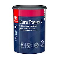 Краска интер. стойкая к мытью EURO POWER 7A мат 0,9л