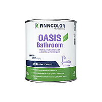 Краска для влажных помещений OASIS BATHROOM A п/мат 0,9 л