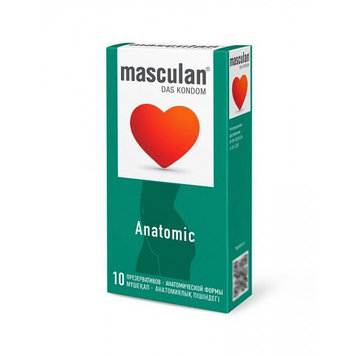 Презерватив Masculan Anatomic № 10 (Анатомической формы)