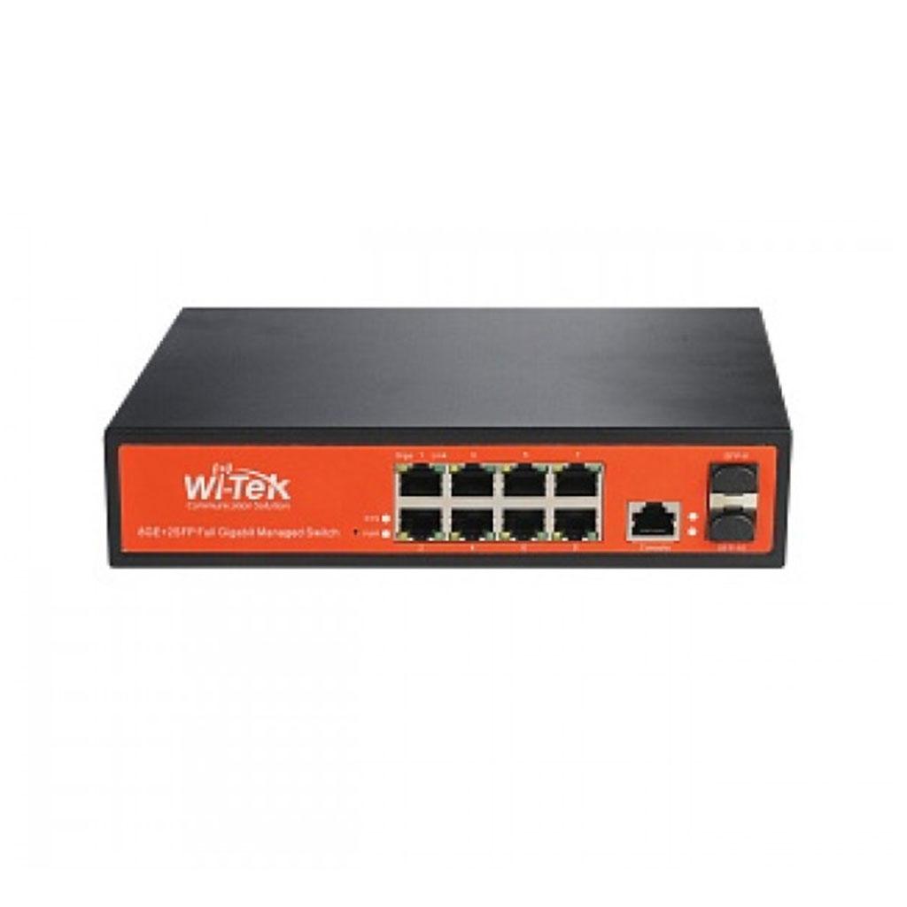 Wi-Tek WI-PMS310GF Управляемый гигабитный L2 коммутатор WI-PMS310GF с функцией PoE