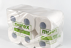 Бумажное полотенце рулонные с центральной вытяжкой 2-х слойные, 80 м. 6 рул. в уп. Murex