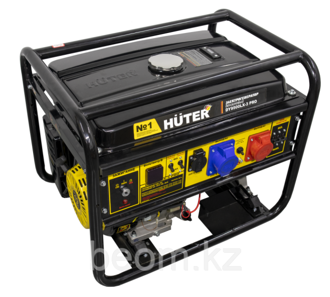 Бензиновый генератор Huter DY9500LX-3 PRO (8000 Вт | 220/380 В) электростартер - фото 3 - id-p110356442