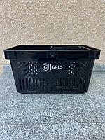 ПЛАСТИКОВАЯ ПОКУПАТЕЛЬСКАЯ КОРЗИНА GRESTI GREY 26Л