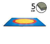 Ковер борцовский 12,7х12,7 3-цв.+5см ППЭ (72шт) Стар.Станд.