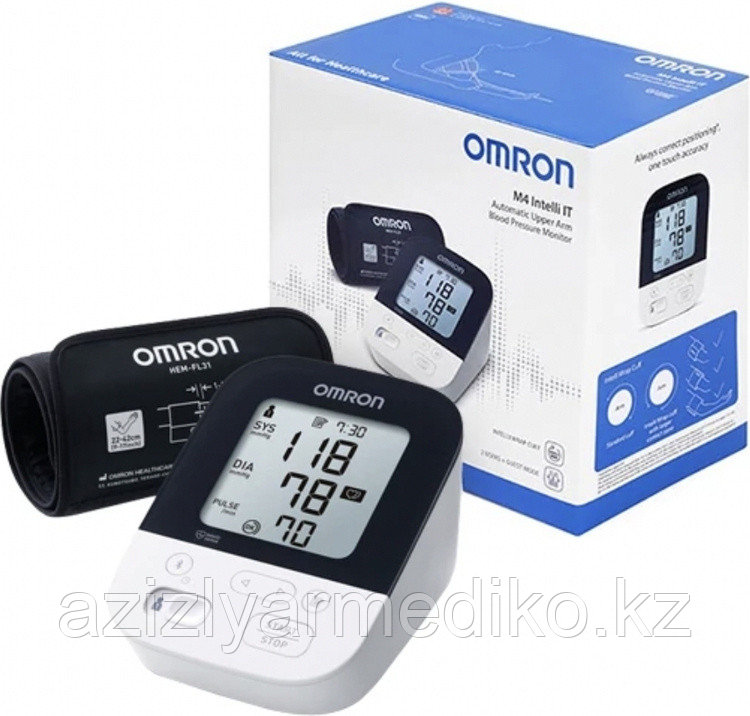 Тонометр Omron M4 Intelli IT HEM-7155T-EBK автоматический на плечо