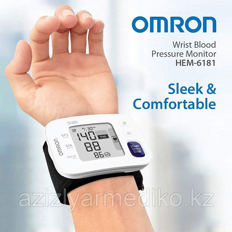 Тонометр Omron RS4 HEM-6181-E автоматический на запястье - фото 3 - id-p110367663