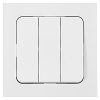 Выключатель 3-клавишный скрытой установки ASTRUM С0 510-2505