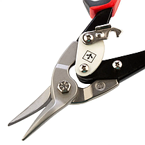 Ножницы по металлу, 250 мм, прямой рез,сталь CRMO,двухкомпонентные рукоятки, PRO // Matrix, фото 3