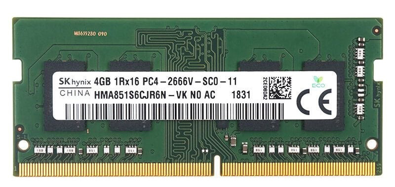 Оперативная память для ноутбука Hynix DDR4-2666 4GB - фото 1 - id-p110368001