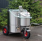 Молочное такси на 3-х колёсах без электропривода для выпойки телят, фото 2