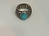 Комплект с амазонитом 
размер кольца: 19, фото 3
