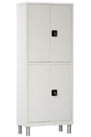 Шкаф металлический медицинский двухсекционный, двустворчатый ШМ-04-«МСК» верхняя и нижняя секции металл (код